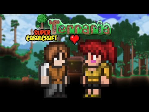 AVENTURAS EM CASAL NO TERRARIA!! (Cherry ft. Jazzghost)