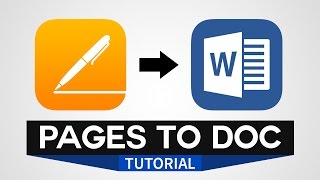 How to Open Apple Page Document in Microsoft Word [Convert .pages to .doc file]