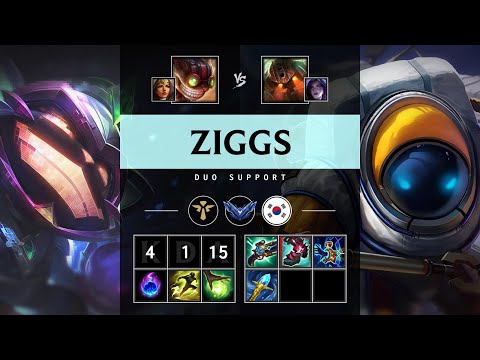 Ziggs Support vs Nautilus - KR Diamond Patch 25.14