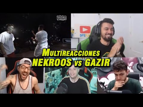 GAZIR vs NEKROOS *8x8 y Replica* | MULTIREACCIONES