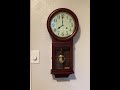 vintage all wood pendulum wall clock made in Korea eBay # 133948309159 promo