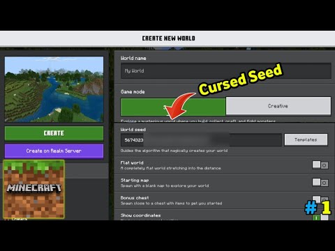 Caristo Gamert - Minecraft Horror seeds | Cursed seed in Minecraft .