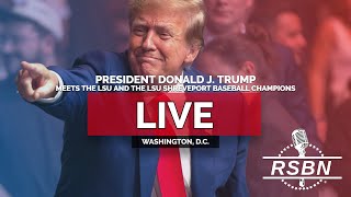 Download the video "LIVE REPLAY: President Trump Meets the LSU and the LSU Shreveport Baseball Champions - 10/20/25"