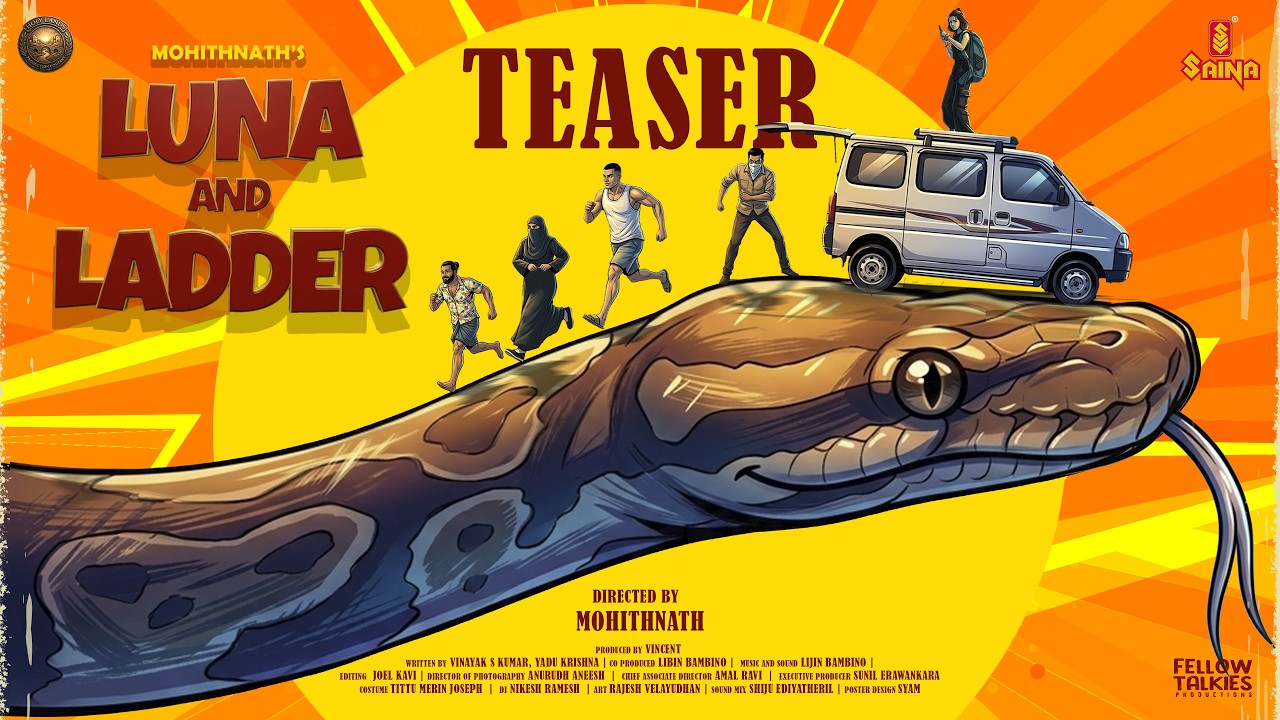 Luna & Ladder Short Film Teaser | Mohithnath | Anoop vincent | Rj shaan | Ann maria | Soumya Anand