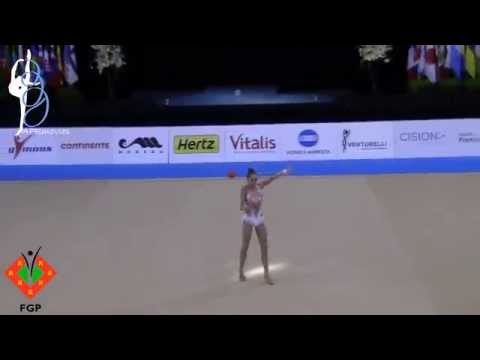 Alesia Kolomainen - FIN - Bola (Ball) - Junior - Qualification - IT of Lisbon 2014