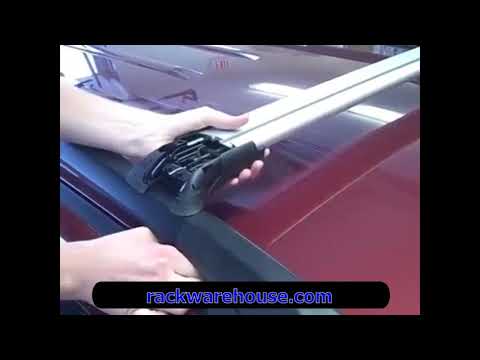 Thule AeroBlade Edge 7501 7502 7503 7504 Raised Railing Car Roof Racks, Single Bar