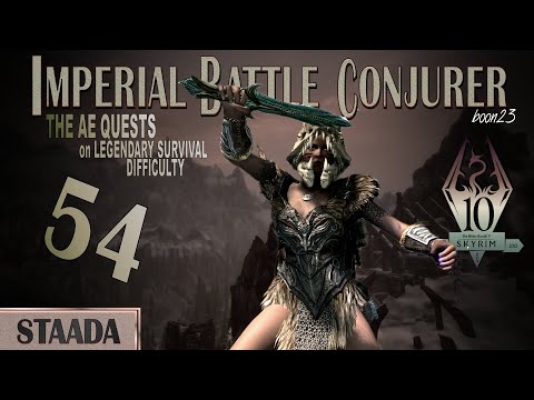 Imperial Battle Conjurer (54) - STAADA - Skyrim AE Legendary Survival