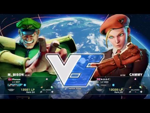 SFV - Phenom (M.Bison) Vs H-2-3-7 (Cammy) #2