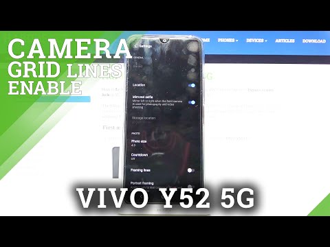 How Turn On or Turn Off Camera Gridlines on Vivo Y52 5G – Rule of Thirds