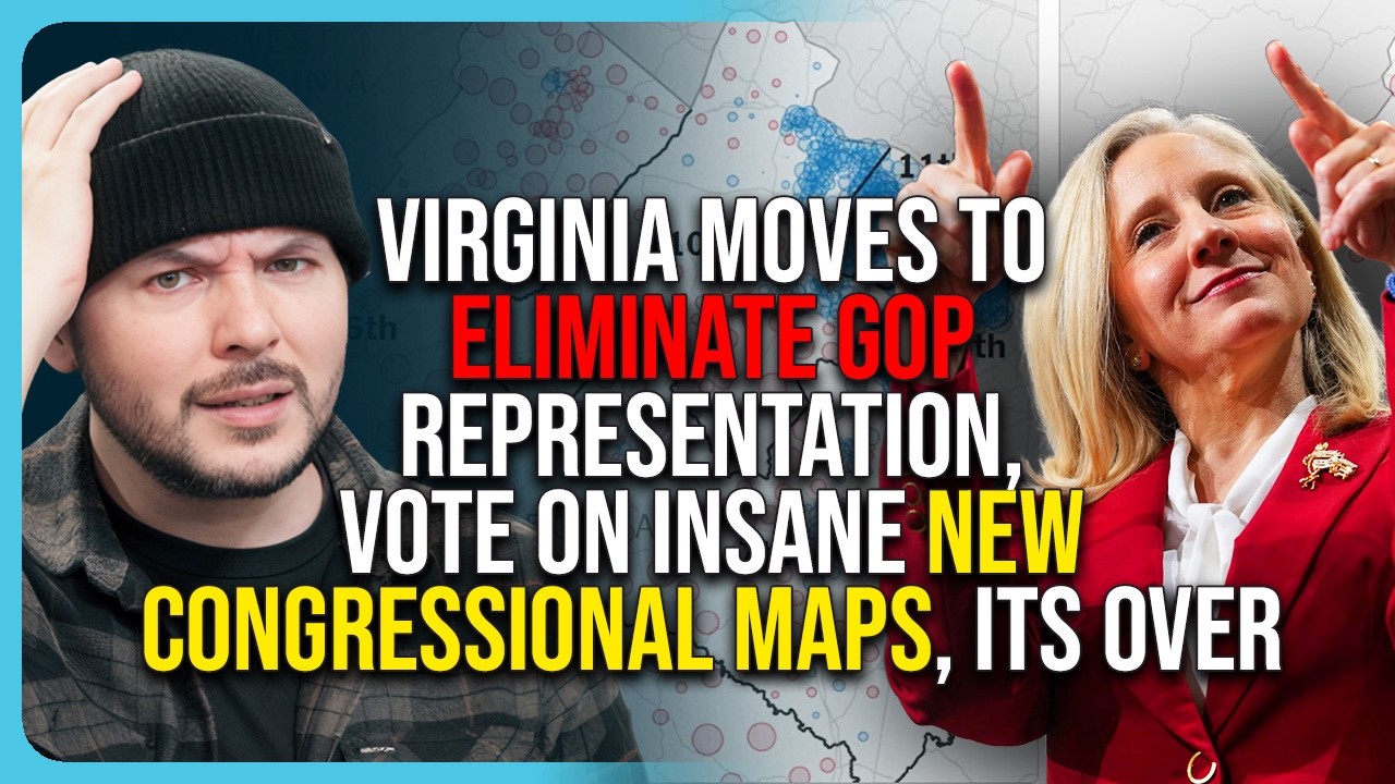 Virginia Moves To ELIMINATE GOP Representation, Vote On INSANE New Congressional Maps, ITS OVER