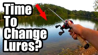 I Had To CHANGE Lures Four Times To Catch MORE Fish!