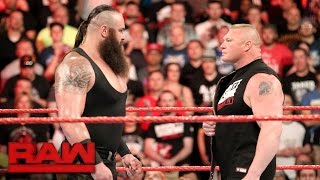 Braun Strowman puts Brock Lesnar on notice: Raw, April 3, 2017