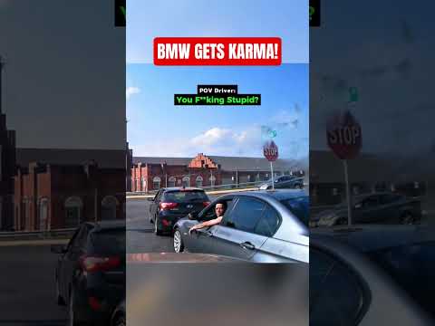 This BMW Driver Gets Taught A Lesson!