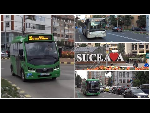 Buses in Suceava, Romania | Autobuze în Suceava, România