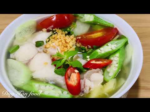 Canh chua cá bông lau/ Cách nấu canh chua ngon