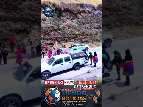 Accidente de tránsito en Guamote-Alausi Chimborazo
