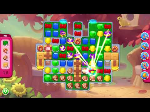 Homescapes Level 916 - 20 Moves - No Boosters