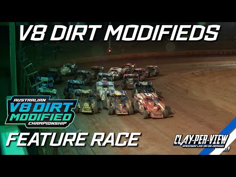 V8 Dirt Modifieds | Australian Title 2023/24 - Carina - 28th Sep 2024 | Clay-Per-View