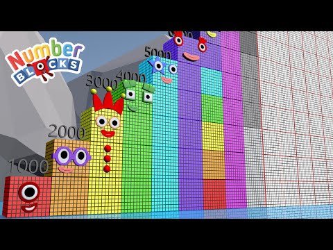 Looking for Numberblocks Step Squad 1000 to 20,000 Standing Tall Numberblocks Number Pattern