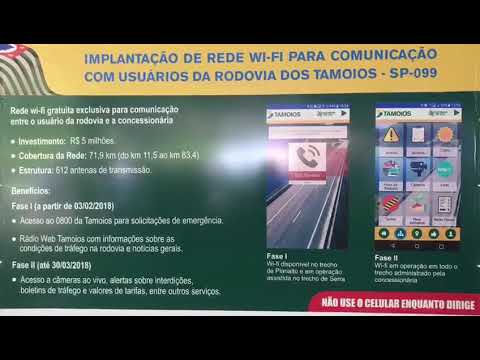 Rodovia dos Tamoios é a primeira com Wi-Fi e rádio web do país