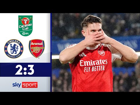 Auf Finalkurs! Derbysieg der Gunners! | FC Chelsea - FC Arsenal | HL EFL Carabao Cup | Halbfinale