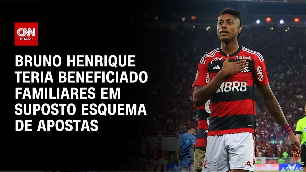 Bruno Henrique teria beneficiado familiares em suposto esquema de apostas | LIVE CNN