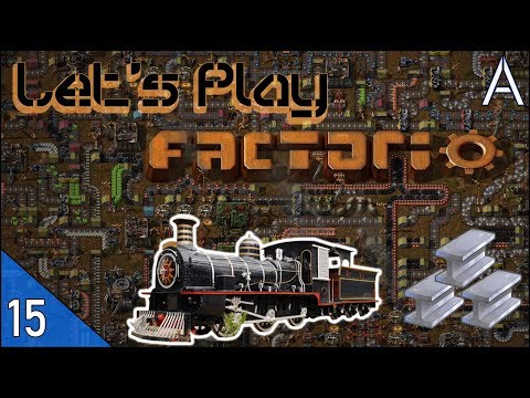 Factorio Let's Play (Ep 15): TRAIN STATIONS AND IRON OUTPOSTS [0.16 Gameplay Series]