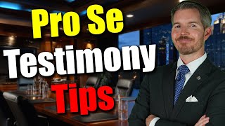 Why Judges Stop Listening When You Testify | Pro Se Courtroom Mistakes