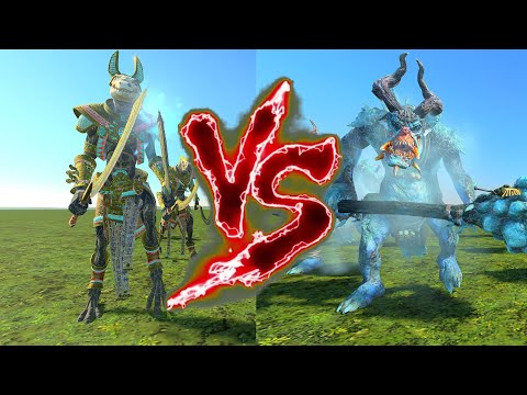 Ushabti VS Norscan Ice Trolls. Total War Warhammer 3