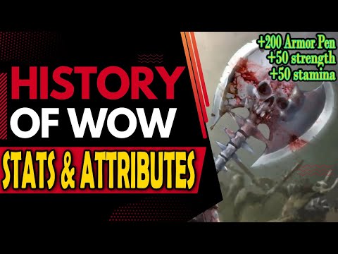 A Brief History of WoW Stats And Attributes