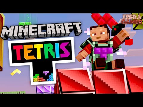 Minecraft Tetris DLC!! - Zebra's Minecraft Fun