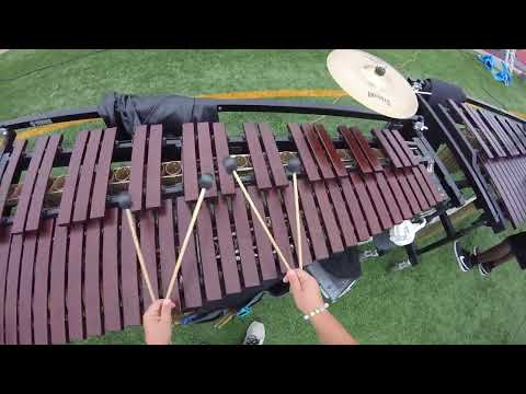 Klein High School 2022 "A Case of Blue" Marimba 2/Drumset Headcam - Christian Garza