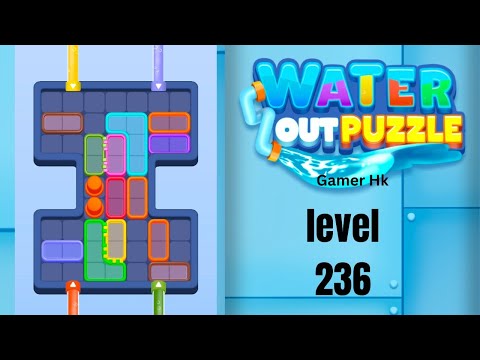 Water out puzzle level 236 Walkthrough Solution 