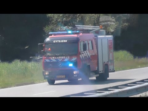 P1, Brandweer Gytsjerk [TS 02-7132] naar melding CO meting Rijksstraatweg Hurdegaryp