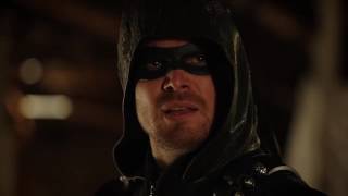 Arrow   4x08 -  The Flash travel back in time to s
