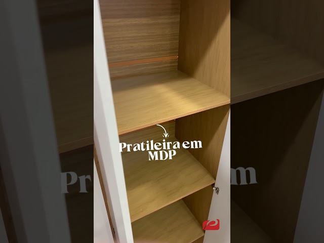 Guarda-Roupa Casal Ele e Ela 8 Portas 8 Prateleiras Cinamomo/Off White - Panorama Móveis