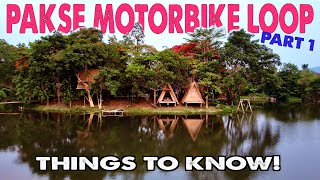 BOLAVEN LOOP, LAOS (Part 1) | Miss Noy Bike Rental, Mr Vieng Coffee Tour &amp; Fandee Island Review 🏍️