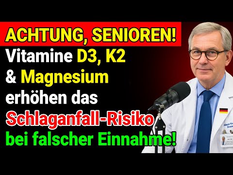 Warnung für Senioren: Nehmen Sie niemals Magnesium, Vitamin D3 & K2 ohne dieses Wissen!