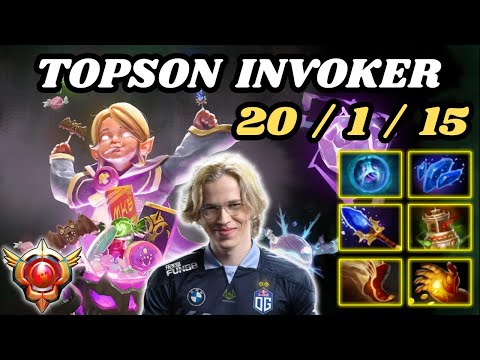 🔥 TOPSON Invoker WEX EXORT Highlights Gameplay 20 KILLS 🔥 Grandmaster Tier TOPSON INVOKER - Dota 2
