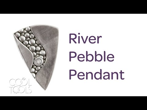 Cool Tools | River Pebble Pendant using EZ960 Sterling Silver Clay with Karen Trexler