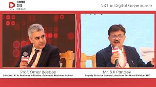 Prof. Omar Besbes & Mr. S. K. Pandey discuss Digital Governance & AI | NXT Conclave 2026