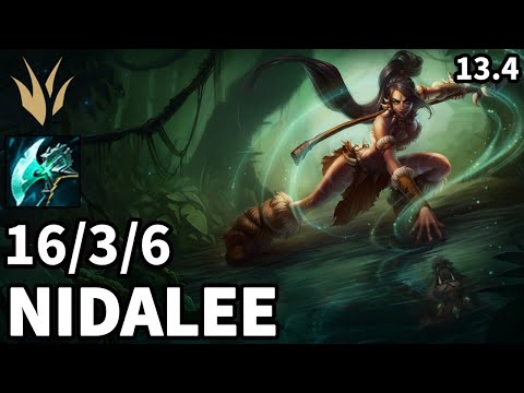 Nidalee Jungle vs Kayn - KR Master  | Patch 13.4