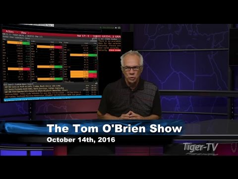 Daily Stock Market Recap by Tom O'Brien October 14th