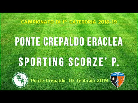 Calcio, Prima Categoria: Ponte Crepaldo Eraclea - Sporting Scorzè Peseggia