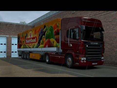 ETS 2 - SCANIA R580 V8 5 series - Trip: Helsingborg - København