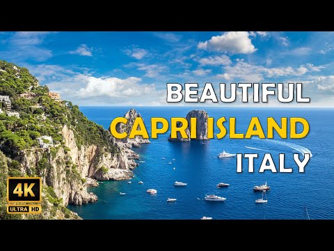 Capri Island Italy 4k Tour Scenic Relaxation। Film Capri Island Italy