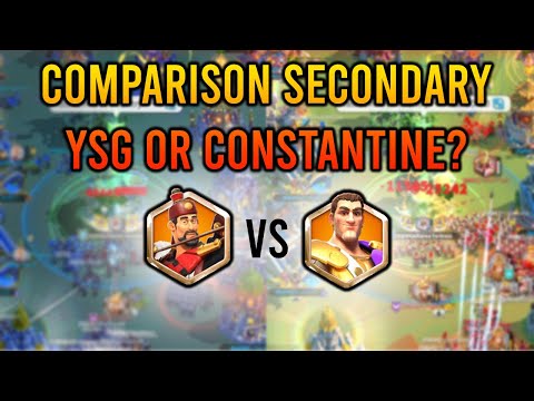 1 video 2 garrison 4 rallies | Constantine or YSG as secondary GARRISON?