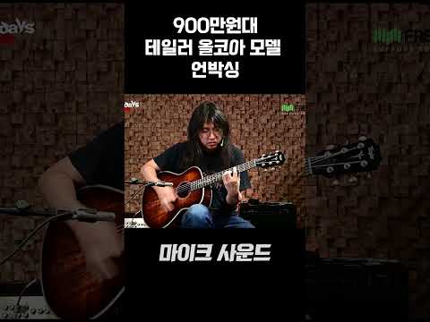 900만원대 테일러 올코아 기타 언박싱! ---프리버드 본사 매장 전시 단한대 초특가 할인중 #shorts