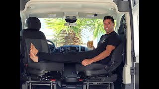 Van Conversion Part 3- How to install swivel seats on Dodge Promaster