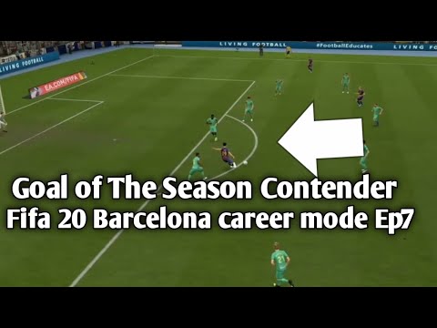 What a goal we have just scored|Fifa 20 Barcelona Career Mode | Ep7|Scobest Gaming